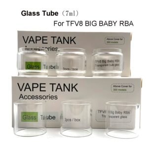 غيار زجاج بيركس لتانك سموك TFV8  و تانك فابريسو NRG