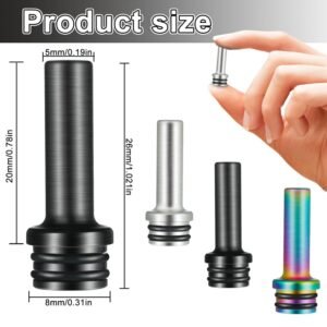 510 Mouthpiece Drip Tip Accessories – دريب تيب 510 جميل ومميز جدا من الستانلس ستيل