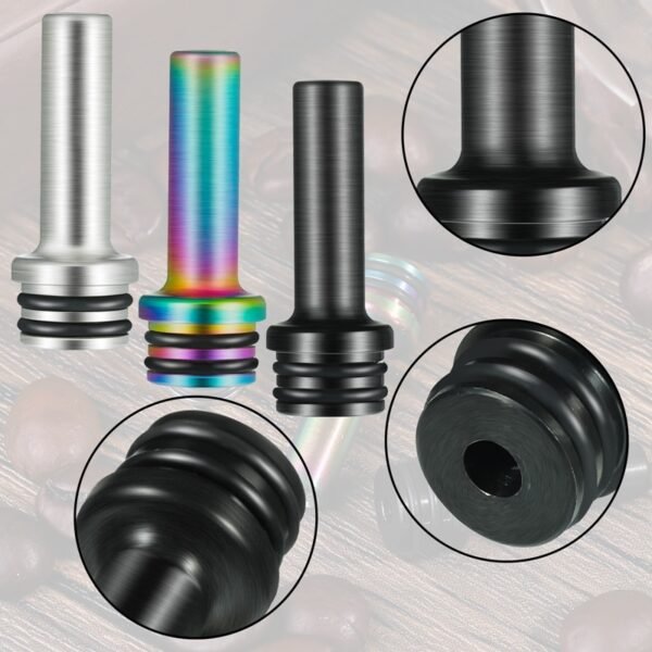 ⁦510 Mouthpiece Drip Tip Accessories - دريب تيب 510 جميل ومميز جدا من الستانلس ستيل⁩ - الصورة ⁦3⁩