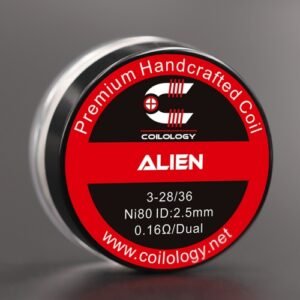 Coilology Alien Ni80 0.16ohm Dual Coil  3-28/36 2.6mm