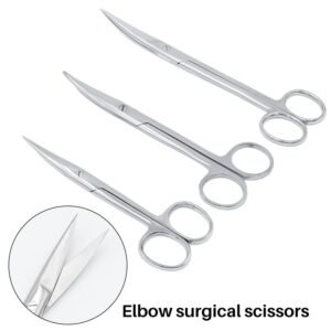 14Cm/11.5Cm Medical Surgical Scissors Straight Tip  Stainless Steel Different Sizes – مقص