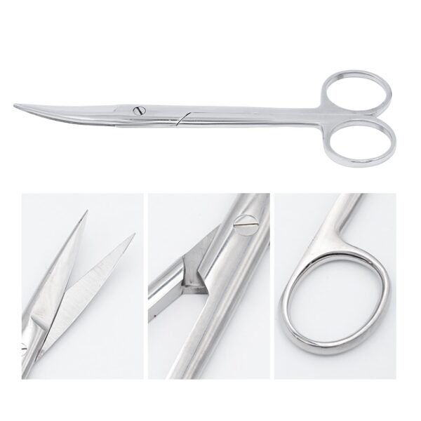 ⁦14Cm/11.5Cm Medical Surgical Scissors Straight Tip  Stainless Steel Different Sizes - مقص⁩ - الصورة ⁦4⁩