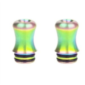 Stainless steel Drip Tip 510 MTL – دريب تيب 510 ستانلس ستيل لون قوس قزح مموج