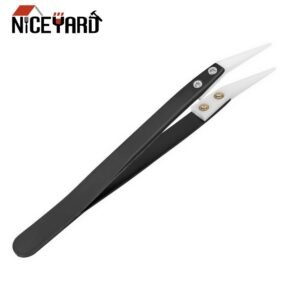 Anti-Static Stainless Steel-Ceramic Tips Tweezers