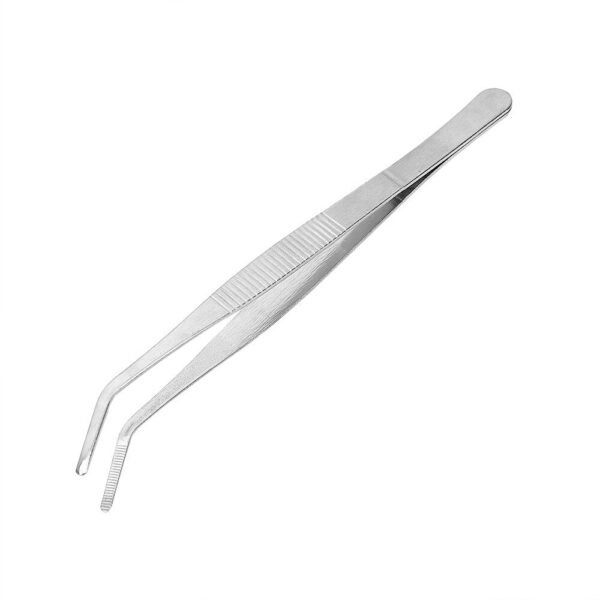 ⁦Stainless Steel Tweezers Curved Straight Tip - ملقاط - جفت⁩ - الصورة ⁦7⁩