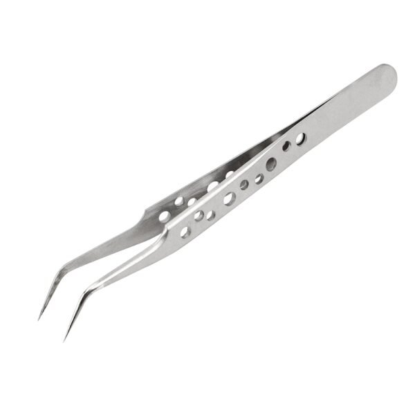 ⁦Stainless Steel Tweezers Curved Straight Tip - ملقاط - جفت⁩ - الصورة ⁦2⁩