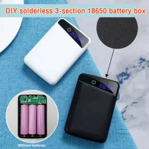 3*18650 Battery Power Bank Case