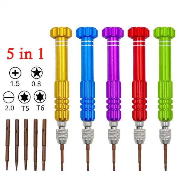 5 in 1 Screwdriver Kit for vape devices