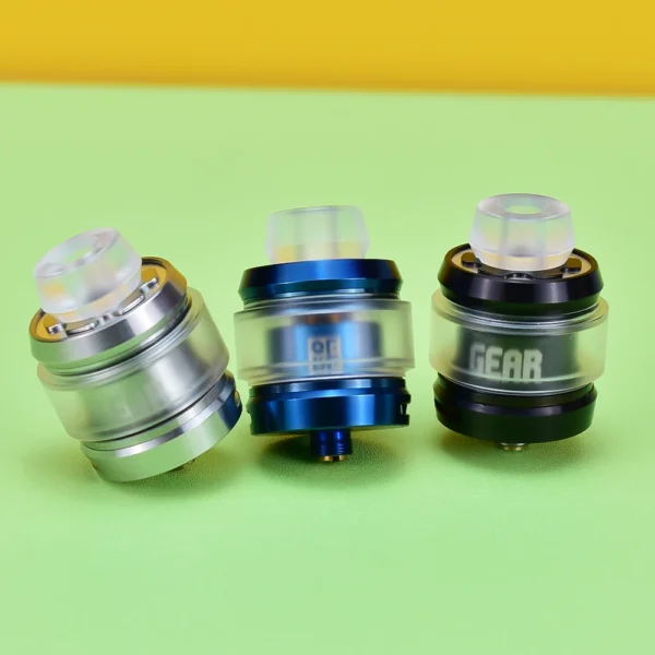 ⁦Gear RTA Tank  2.3ml/3.5ml Single Coil Rebuildable Atomizer 24mm 316ss⁩ - الصورة ⁦5⁩