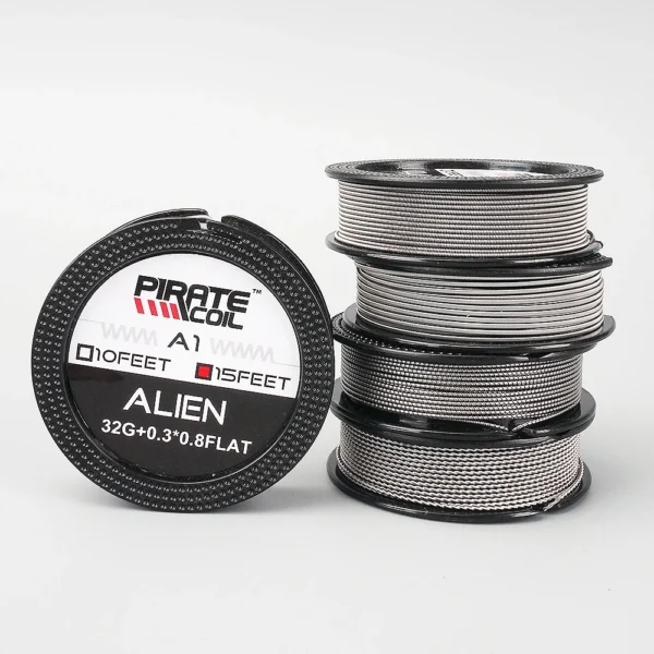 Original Pirate Coil Wire A1 Alien Fused Clapton 24GA 28GA 32GA 15 Feet