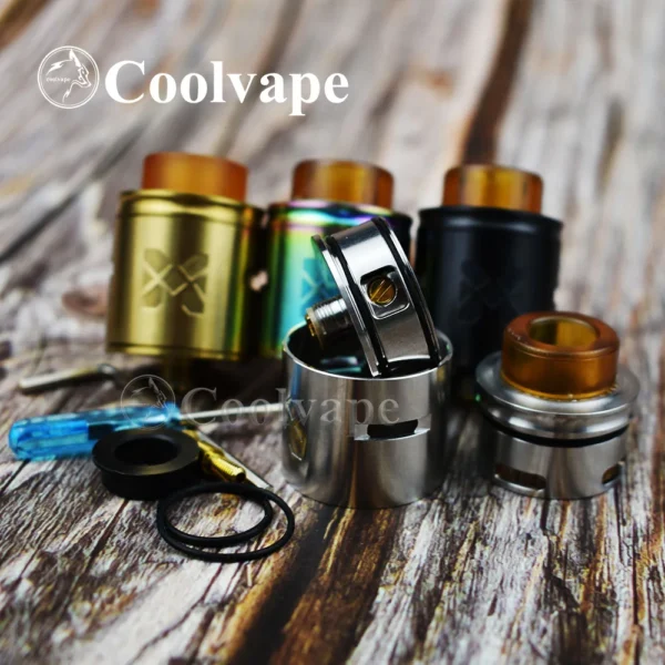 ⁦Wolf Coolvape Mesh RDA 24mm vape atomizer⁩ - الصورة ⁦3⁩