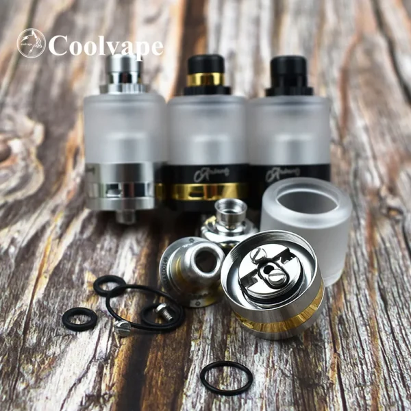 ⁦coolvape Doggystyle Bastard RTA Atomizer 22mm 3.5ml 316 stainless steel Atomizer⁩ - الصورة ⁦5⁩