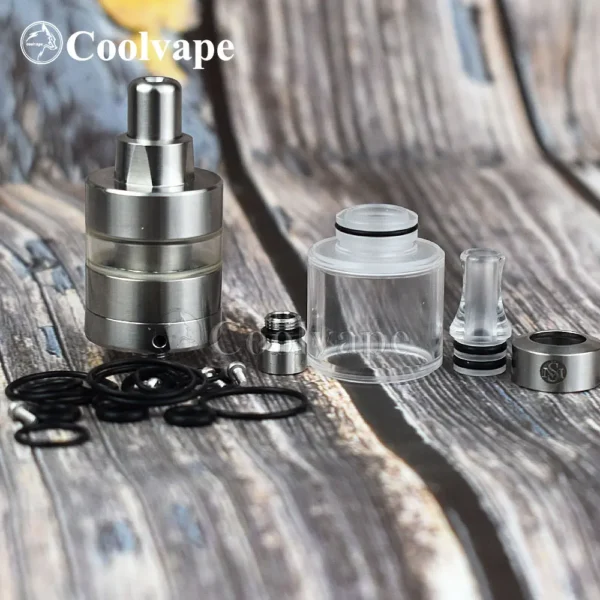 ⁦kayfun lite rta plus 22mm/24mm Single Coil Atomizer rta 2ml/4ml⁩ - الصورة ⁦2⁩