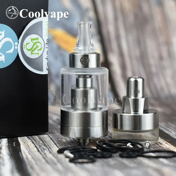 ⁦kayfun lite rta plus 22mm/24mm Single Coil Atomizer rta 2ml/4ml⁩ - الصورة ⁦4⁩