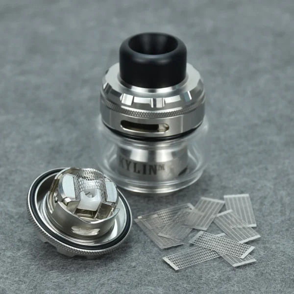 ⁦wolfcoolvape Kylin M Pro RTA Tank 6ml/8ml Top airflow 24.2mm⁩ - الصورة ⁦5⁩