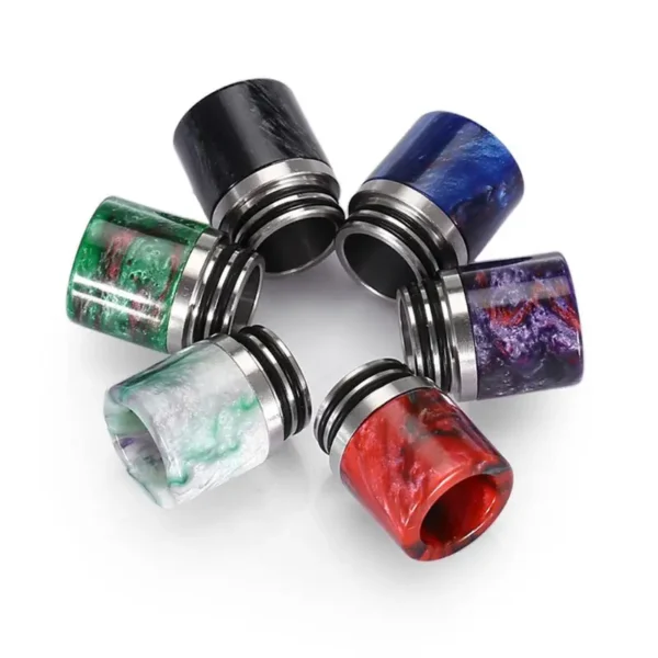 ⁦Resin Flat Mouthpiece 810 Drip Tip⁩ - الصورة ⁦4⁩